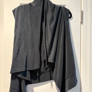 Dark Gray Hooded Wrap